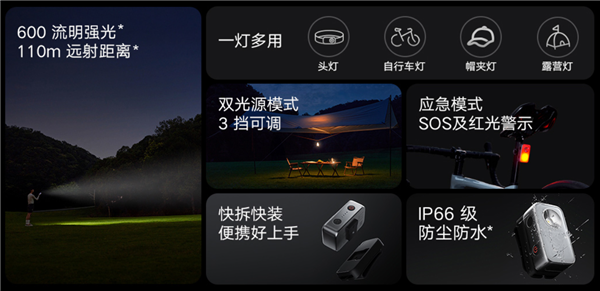 !小米米家户外多功能灯开售:129元瓦力棋牌游戏600流明、110米远射(图3) !小米米家户外多功能灯开售:129元瓦力棋牌游戏600流明、110米远射(图3)